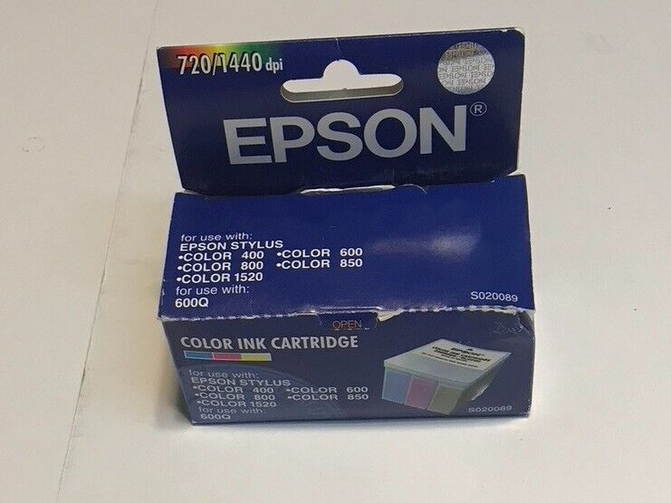 Genuine Epson T001011 720/1440dpi Color Ink Cartridge - NEW OEM