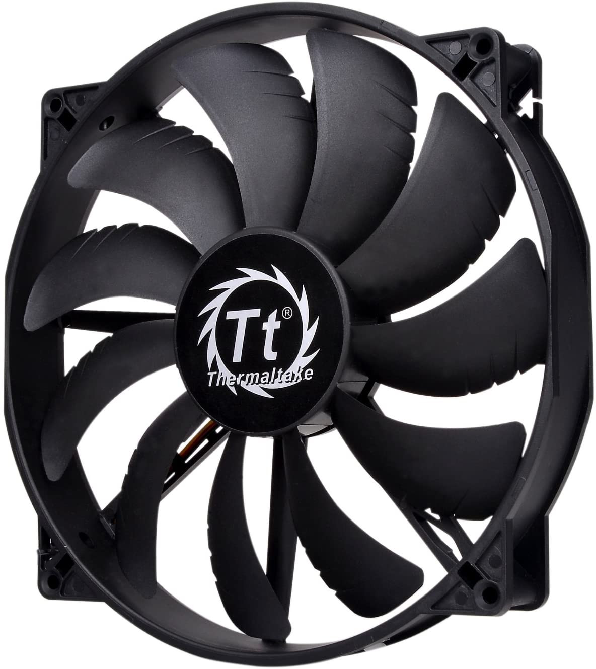 200mm Pure 20 Series Black 200x30mm Thick Quiet High Airflow Case Fan with Anti-