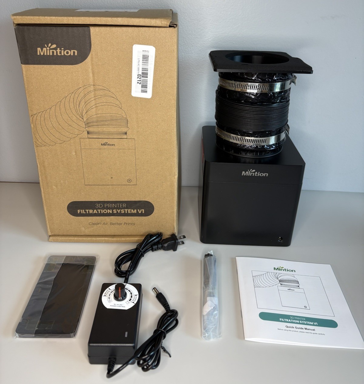 Mintion 3D Printer Air Filtration System V1 HEPA H13 VOC Filter for Bambu Lab X1