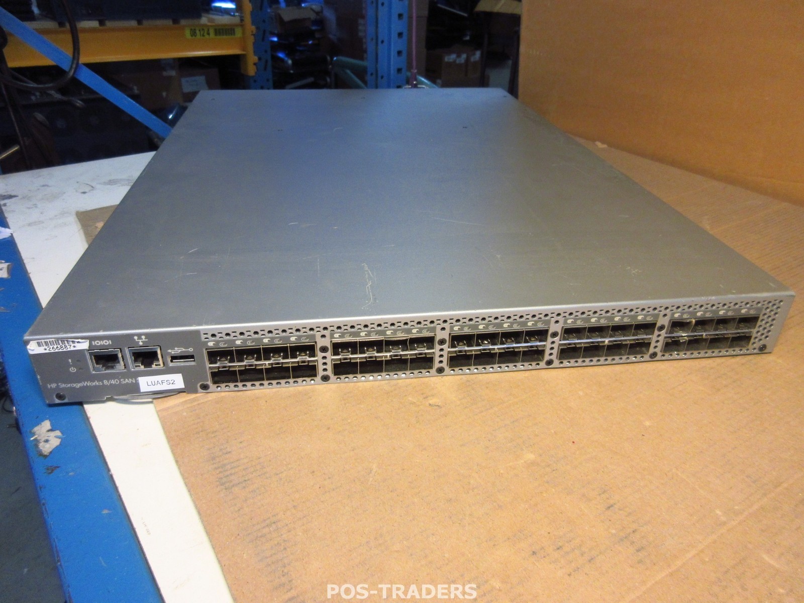 HP AM869A StorageWorks 8/40 492293-001 Brocade BR-5120 HP-5210-0000 DUAL PSU