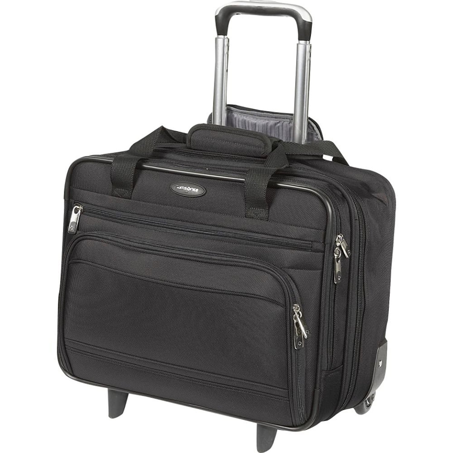 Samsonite Dkx Wheeled Tote Black Ballastic Nylon Padded Laptop Compartment