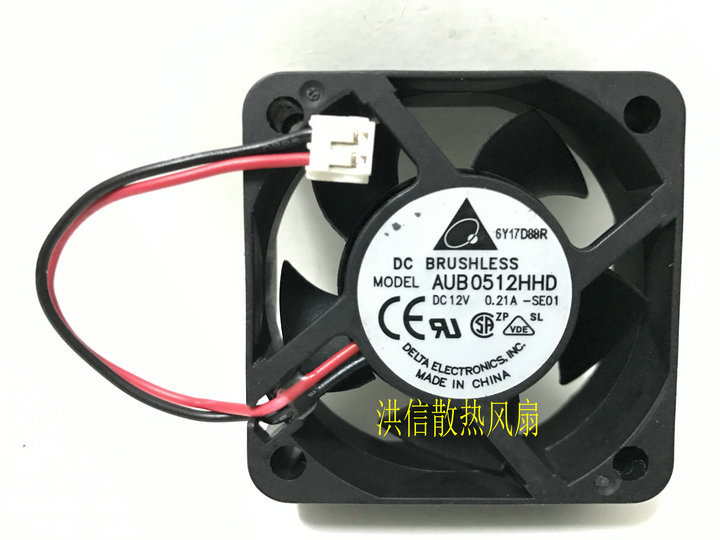 1PCS Delta AUB0512HHD DC12V 0.21A 50*20MM 5020 hydraulic cooling fan 2pin