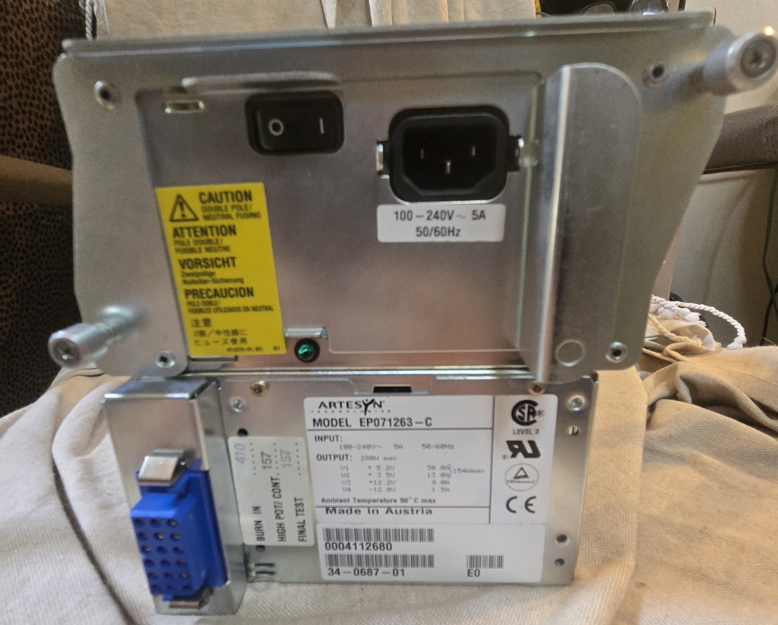 Cisco 7200 VXR Power Supply X2