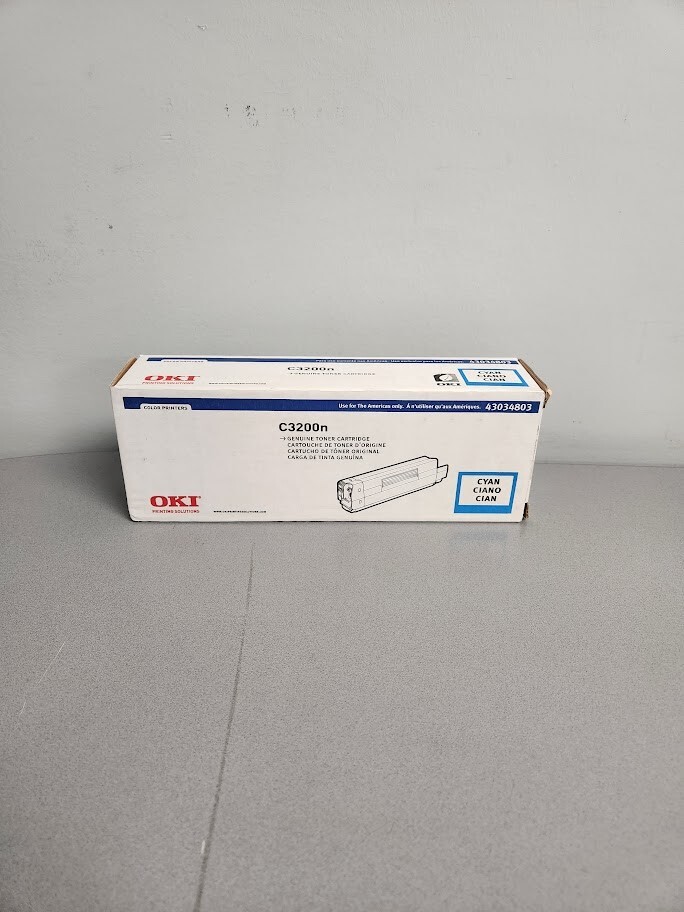 OKI 43034803 43034803 Toner (Type C6), 1500 Page-Yield, Cyan