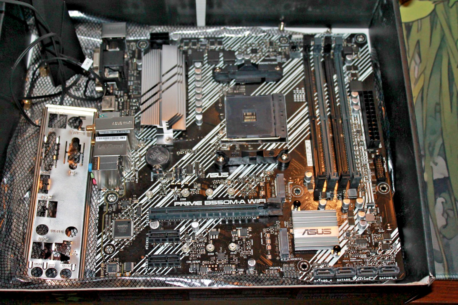 ASUS Prime B550M-A WiFi II AM4 B550 Micro ATX Motherboard PCIe 4.0 WiFi 6