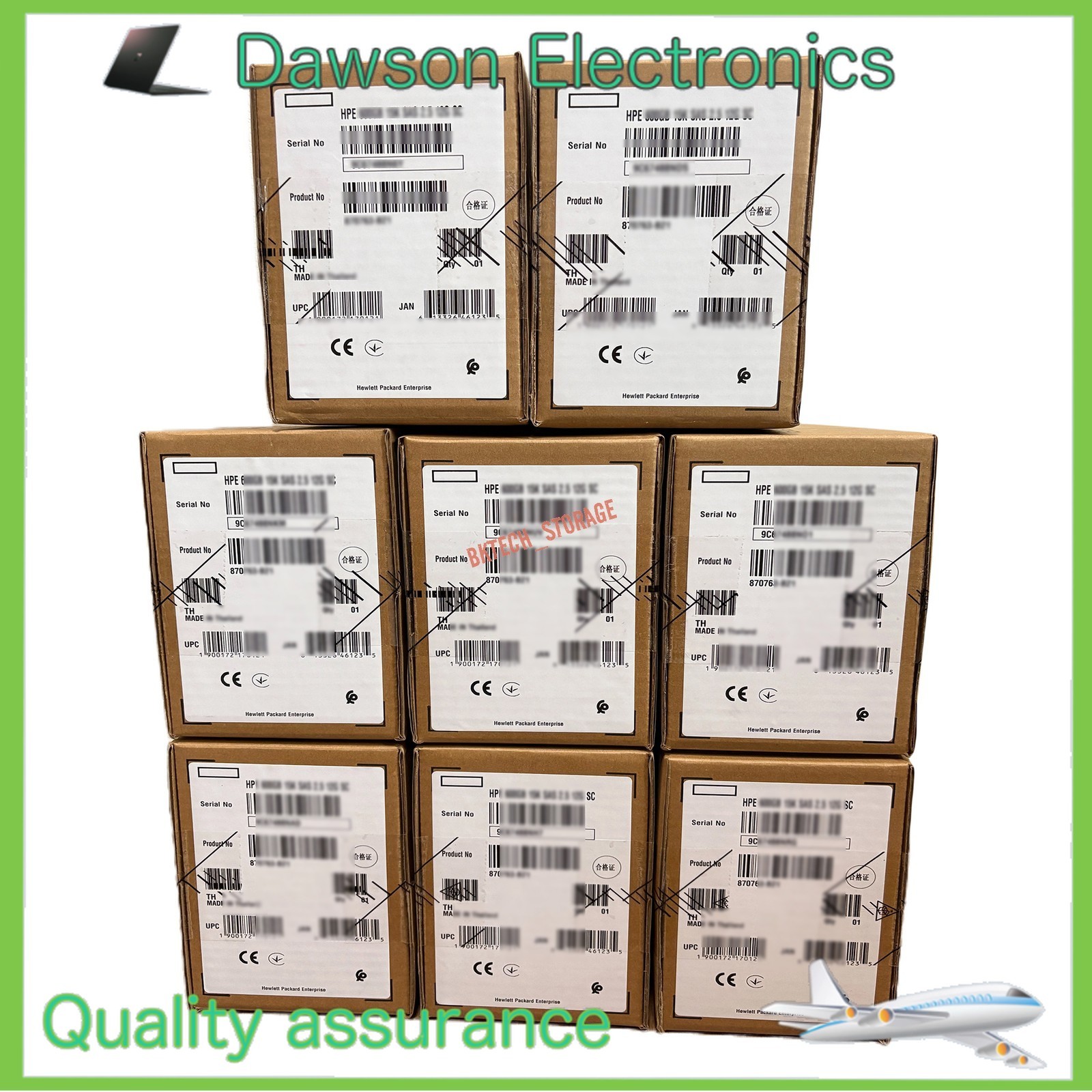 New6TB HPE 861750-B21 6Gb 862138-001 SATA 7.2K RPM 3.5" LFF SC 512e Hard Drives
