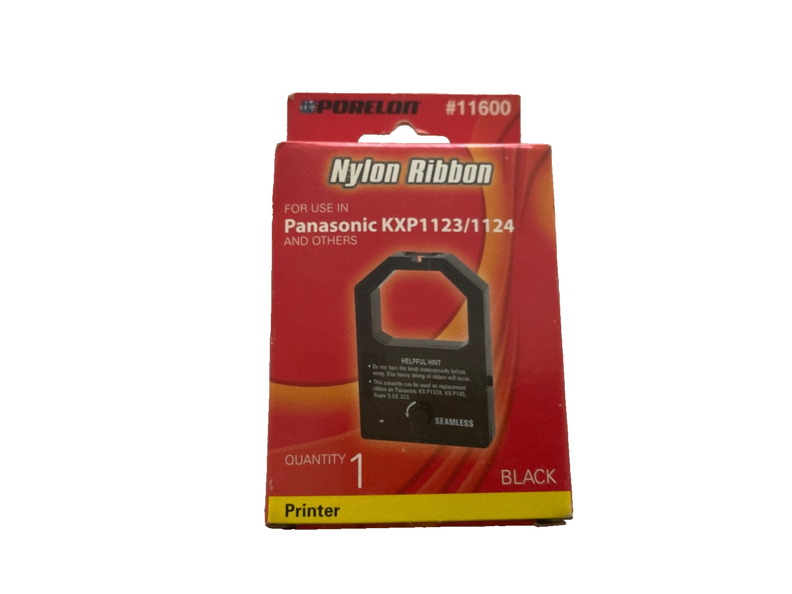 Porelon #11600 Nylon Ribbon for Panasonic KXP1123/1124