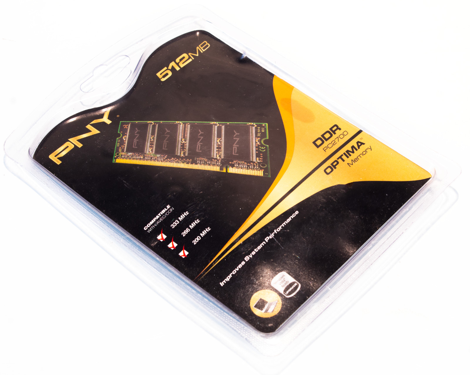 PNY Optima Memory (N512D27OPT) 512MB PC2700  Notebook DDR333  NEW
