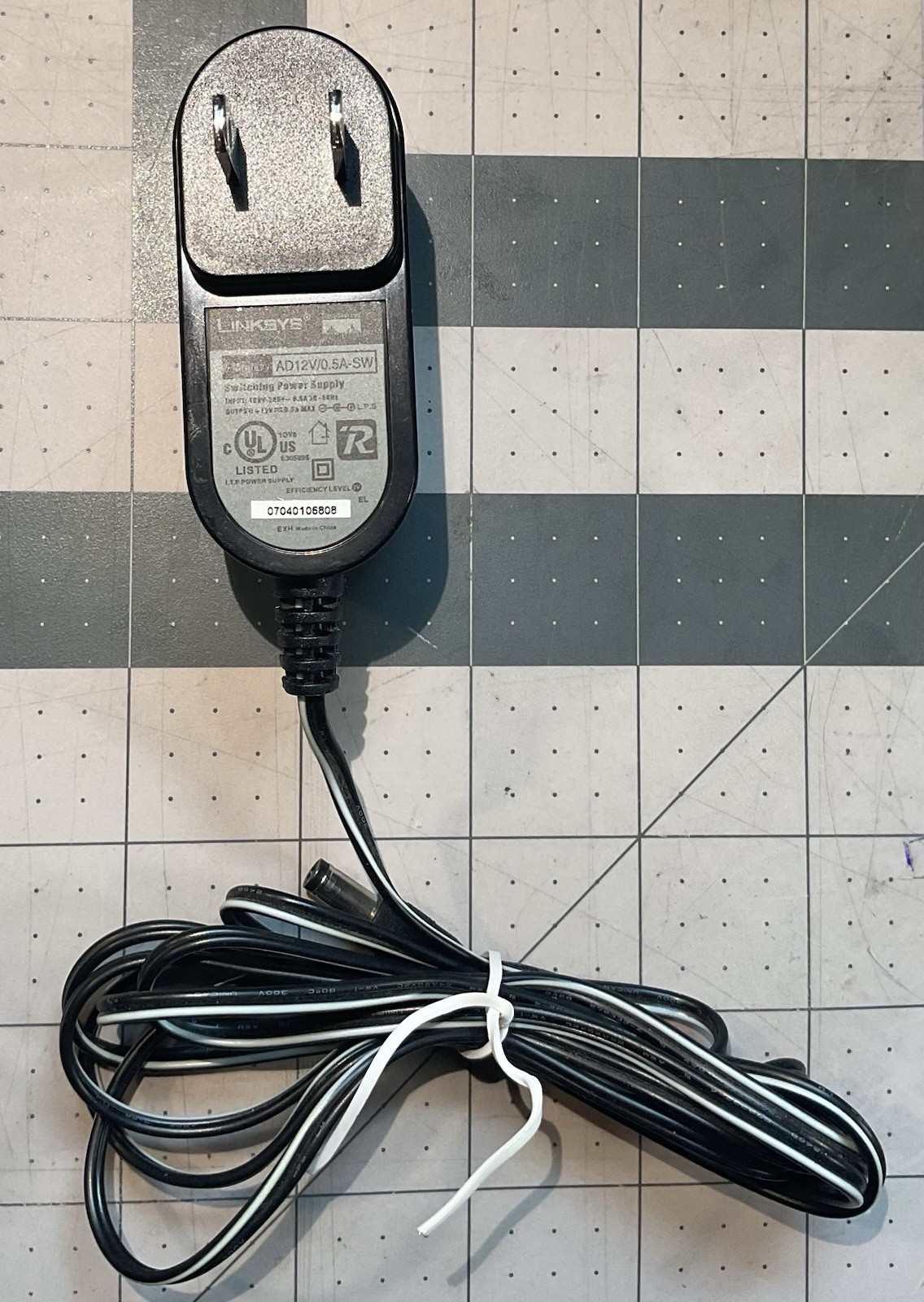Genuine LINKSYS AD12V/0.5A-SW AC-DC Adapter 12V 0.5A 2102-40012051R