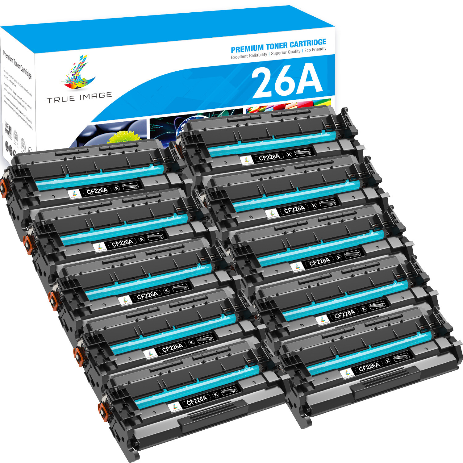 1-20 Pack for HP 26A CF226A Toner Cartridge LaserJet Pro MFP M426fdn M402n lot