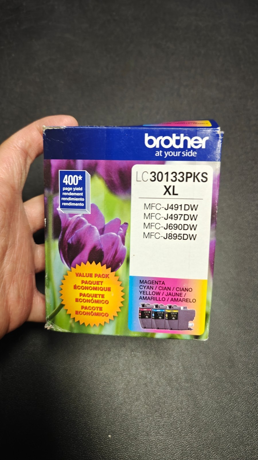 Open Box Genuine Brother LC3013 2pks XL Color Ink Cartridges Exp 10/2028 *READ*