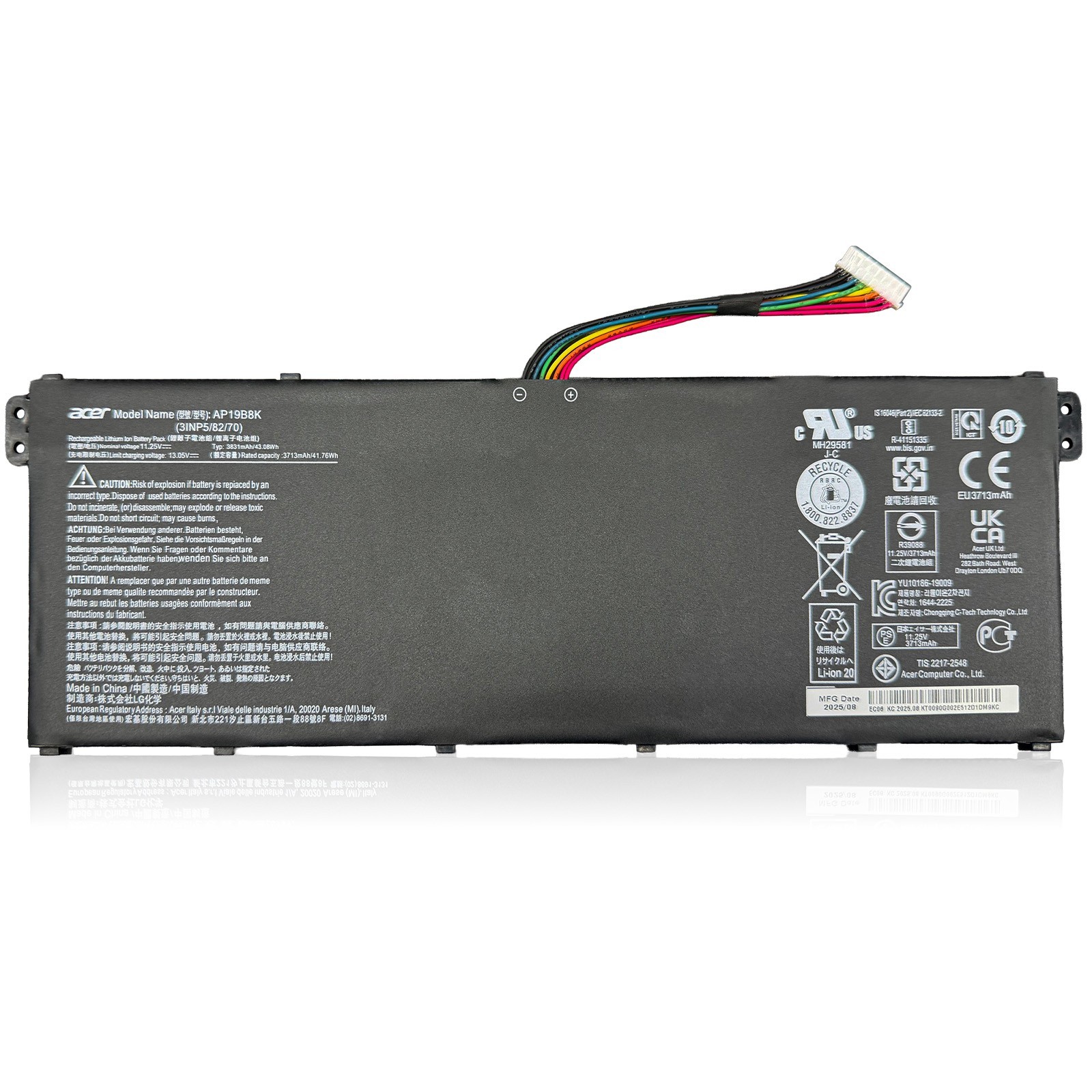 New Genuine AP19B8K Battery for Acer Aspire 3 A314 A315 A317 Chromebook CB315-3H