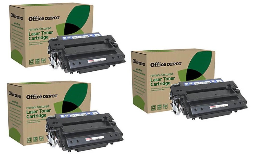 3 Genuine Office Depot Brand 51X Toner Cartridges Compatible to HP Q7551X