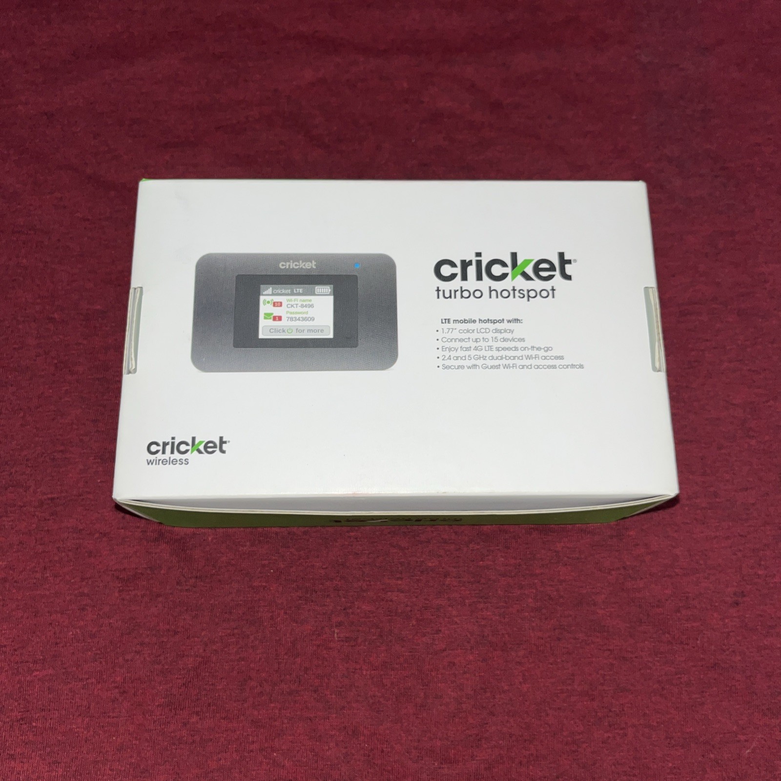 Cricket Wireless / Netgear LTE Turbo Mobile Hotspot NIB