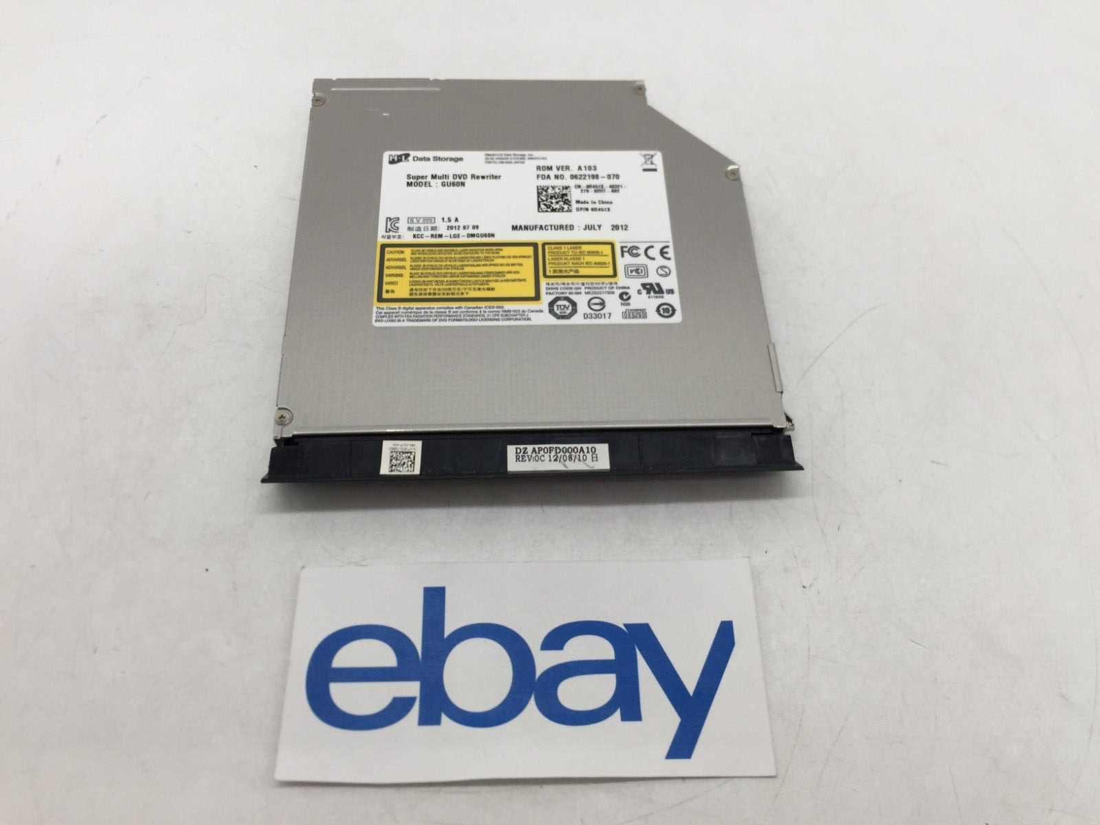 HL Data Super Multi DVD Rewriter GU60N  Dell R451X Laptop FREE S/H