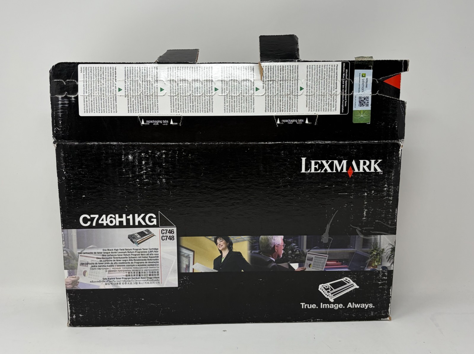 Lexmark C746H1KG Black High Yield Toner Cartridge C746 C748 