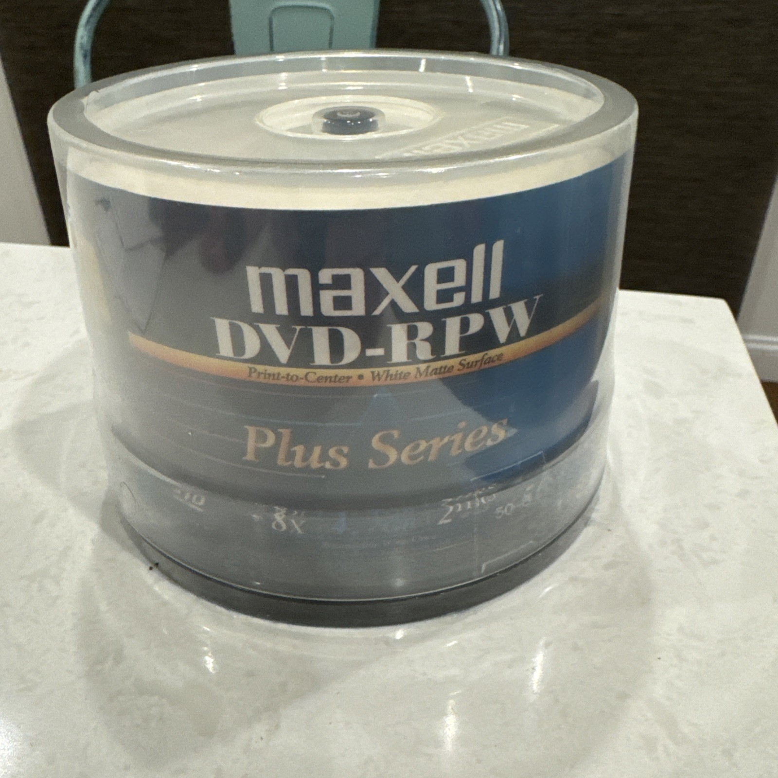 Maxell Pro Plus Series DVD-RPW White Matte Surface Printable 8x 50-Pack. Sealed