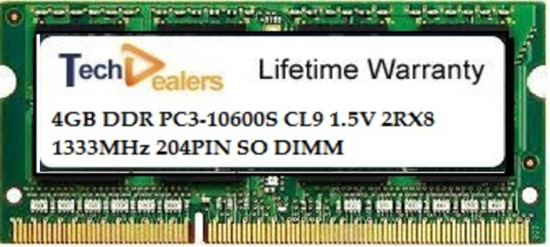 4GB MEMORY FOR HP ELITEBOOK 2540P 2740P 8440P 8540P 8440W 8540W 8740W