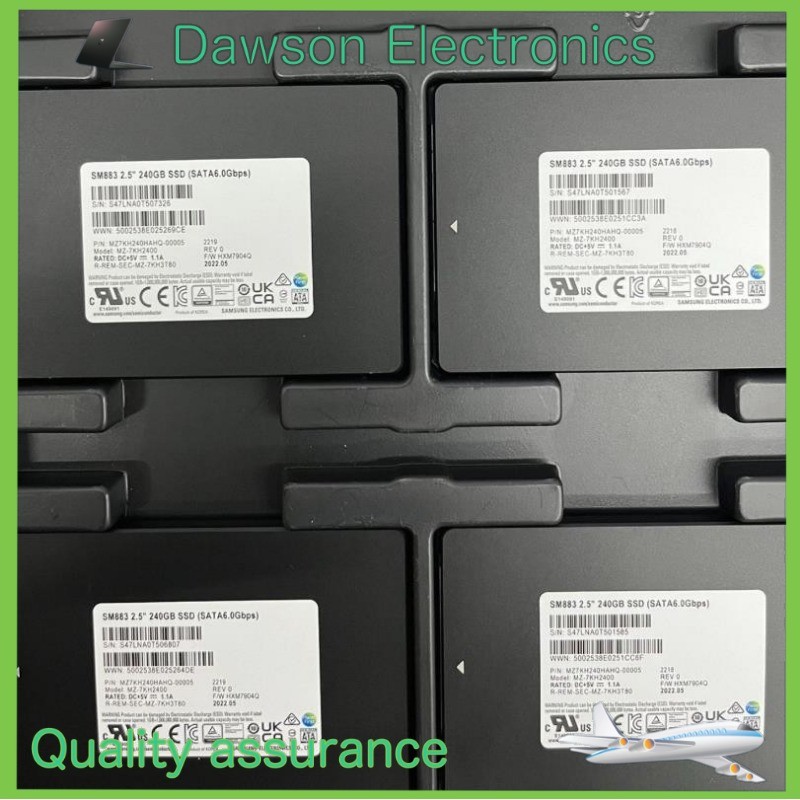 MZ7KH1T9HAHQ-00005 New Samsung SM883 240GB SSD 2.5" MZ-7KH2400 SATA 6.0 Gbps