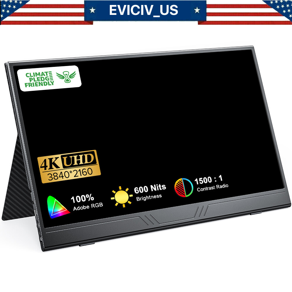 UPERFECT 15.6" 3840*2160 IPS HDR Game Screen Monitor Portable Screen HDMI USB-C