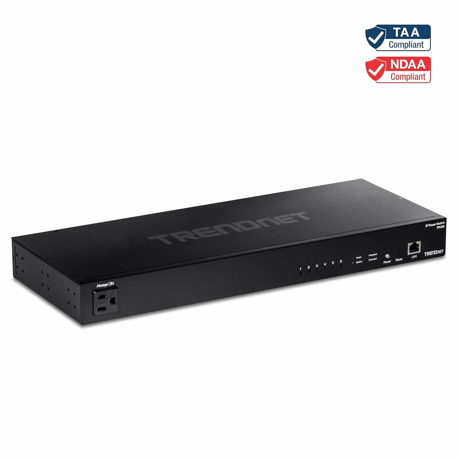 TRENDnet TPI-06, 6-Outlet Managed Rackmount Power Distribution Unit