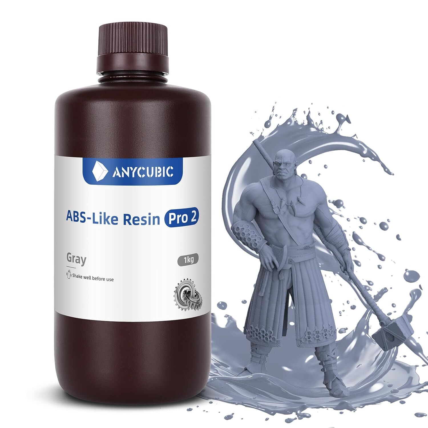 ANYCUBIC ABS-Like Pro 2 Resin 3KG/5KG/10KG 3D Printer Resin High Precision Lot