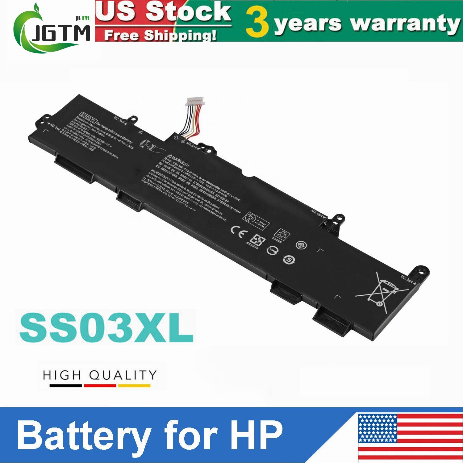 SS03XL Battery 933321-855 For HP EliteBook 840 G5 G6 730 740 G5 HSN-I12C 11.55 V