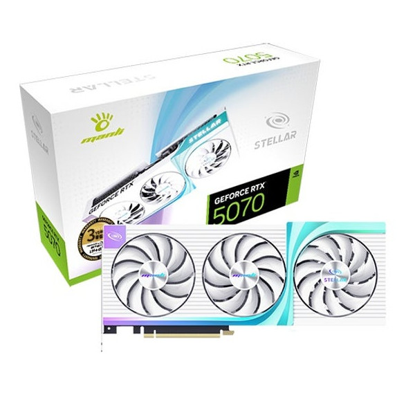 MANLI Stellar GeForce RTX 5070 OC D7 12GB / Gaming Graphics Card / Express