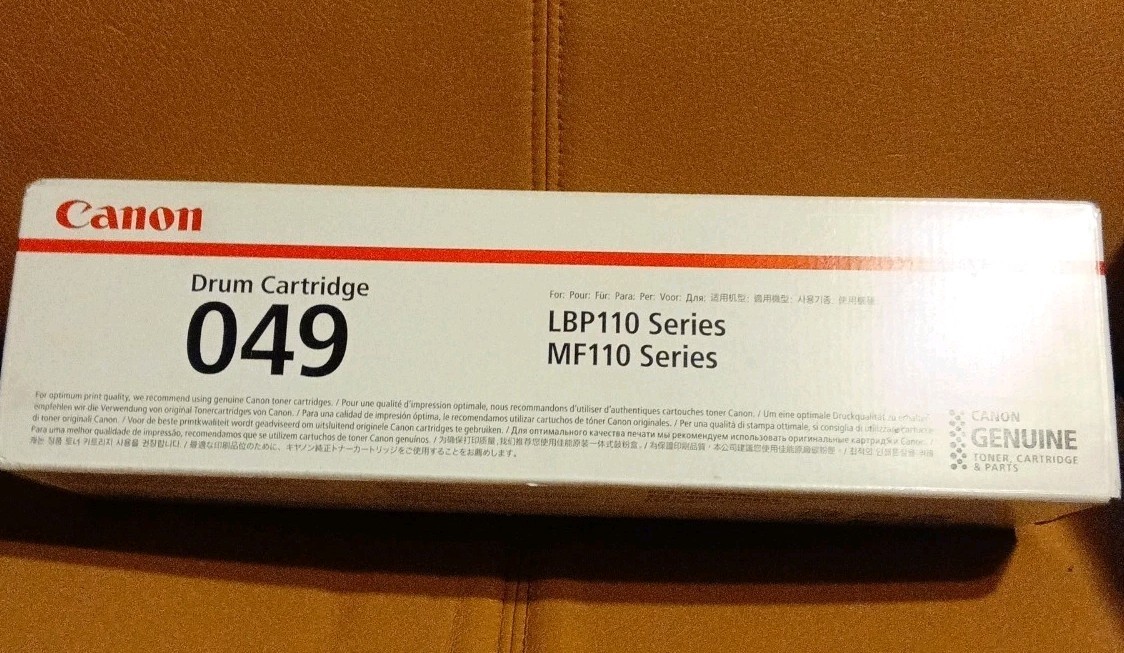 Canon 049 Drum Cartridge Genuine OEM 2165C001 LBP113w MF113w New Sealed