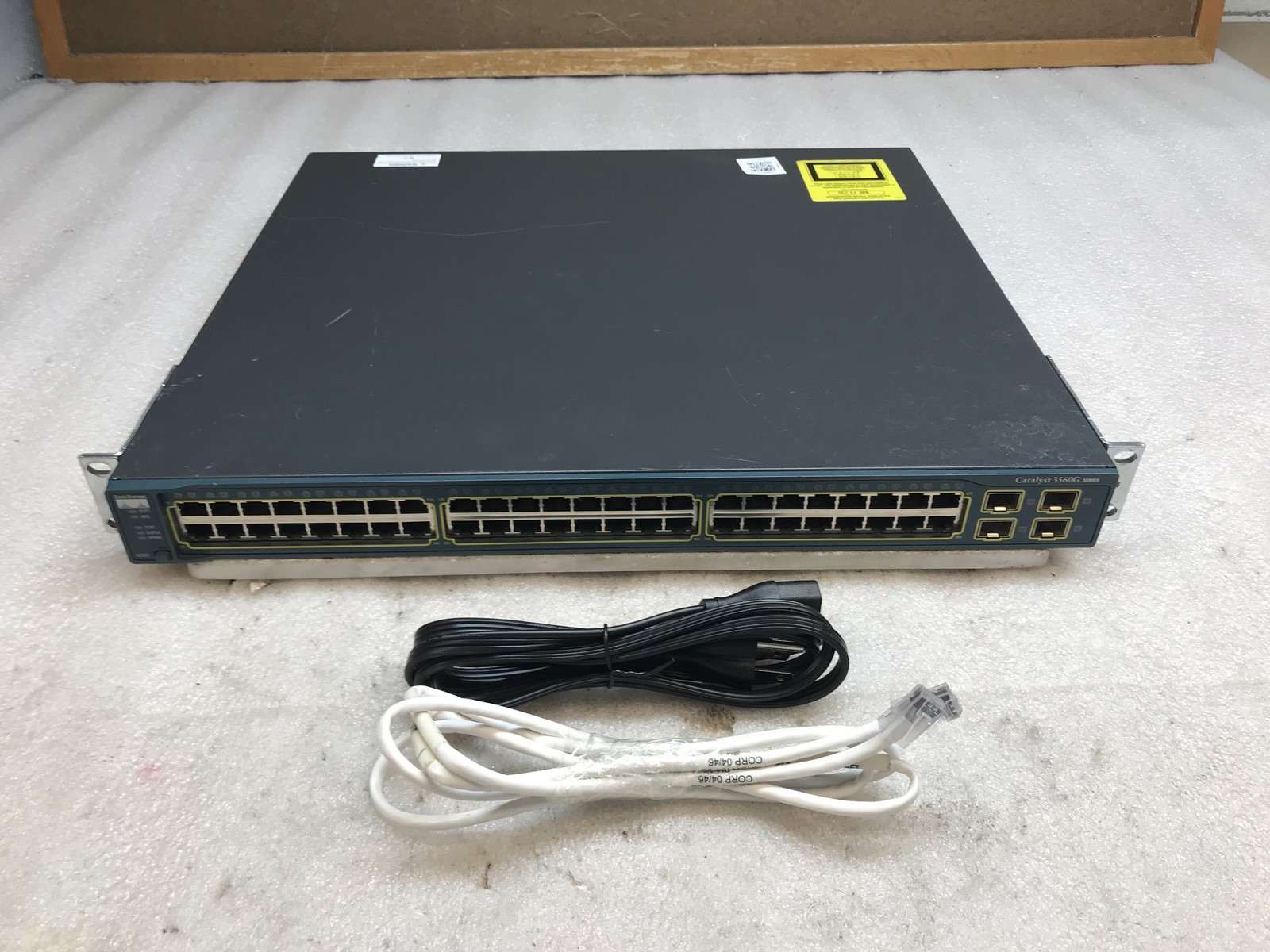 Cisco WS-C3560G-48TS-S V05 48-Port Gigabit 4x SFP IP Base Layer 3 Tested