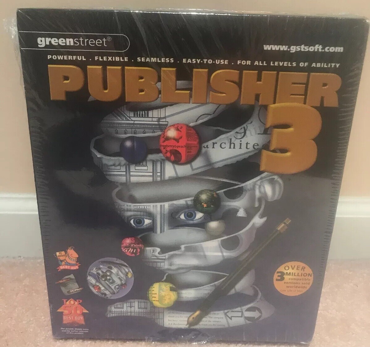 New Greenstreet Publisher 3 (Windows CDROM) Schools, Business,Clubs Web Design +