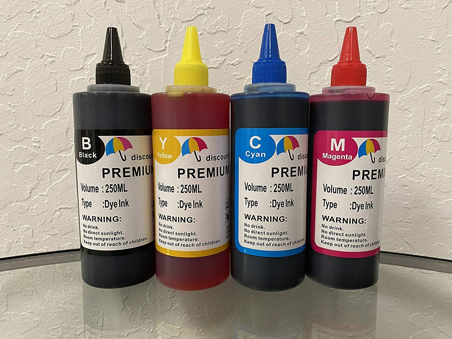 4x250ml Refill Ink kit for Canon Pixma MG6821 PGI-270 CLI-271 PGI270XL CLI-271XL