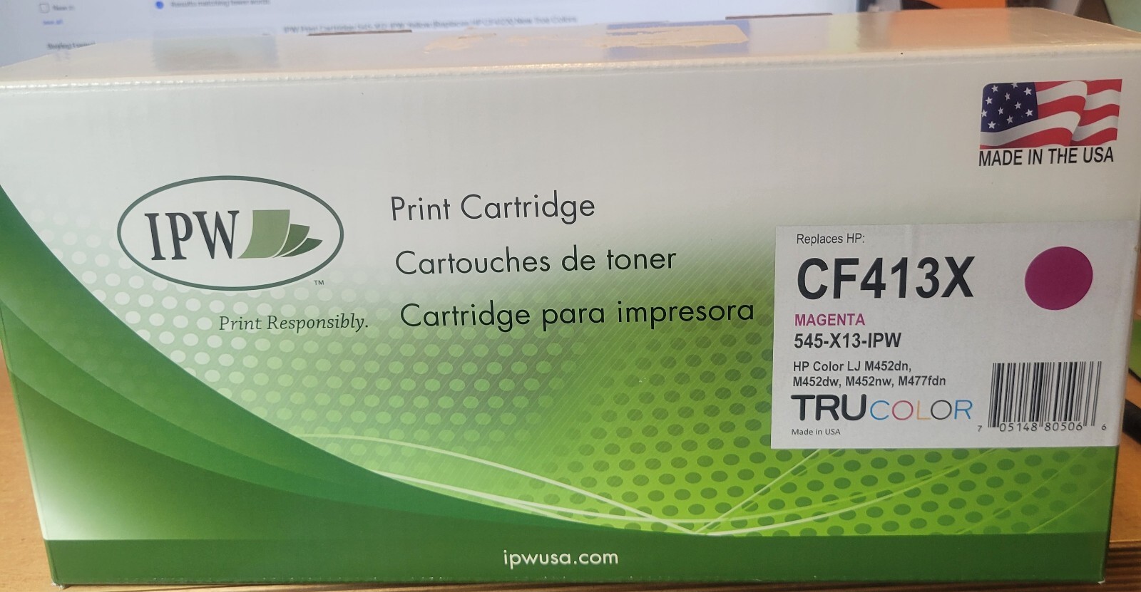 IPW PRINT CARTRIDGE CF413X