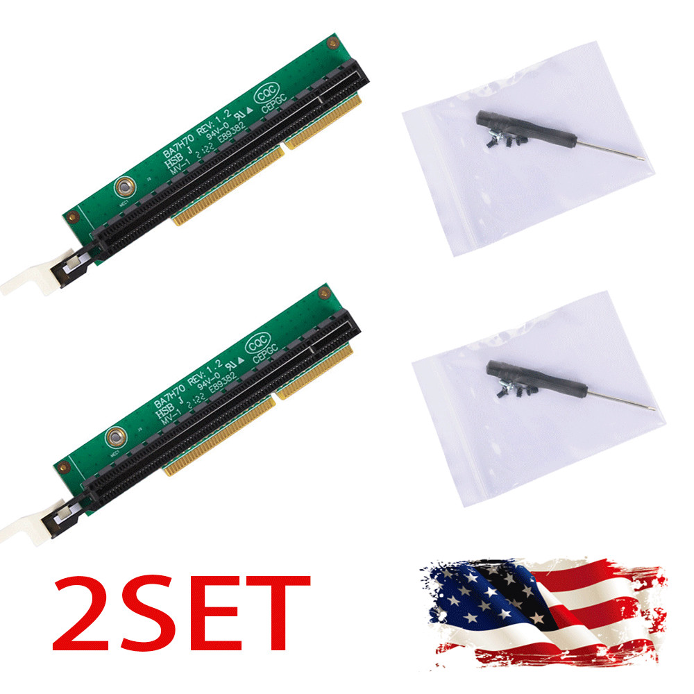 2SET New For ThinkCentre M920x M720q P330 Tiny5 PCIE16 01AJ940 Card USA