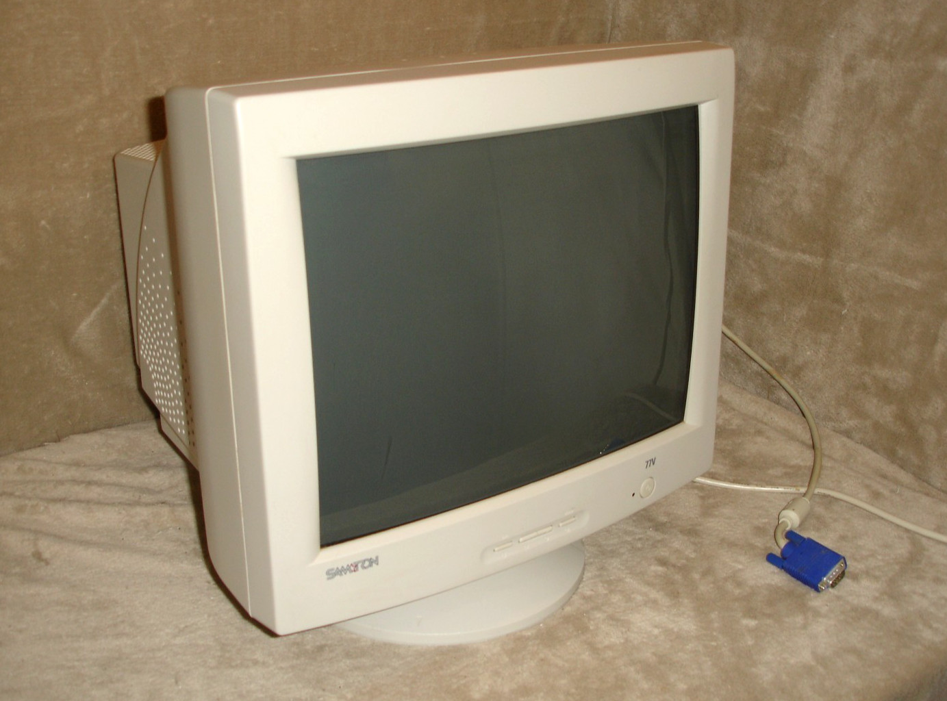Vintage Samtron 77V VGA Gaming 17" CRT Computer Monitor Tested and Working