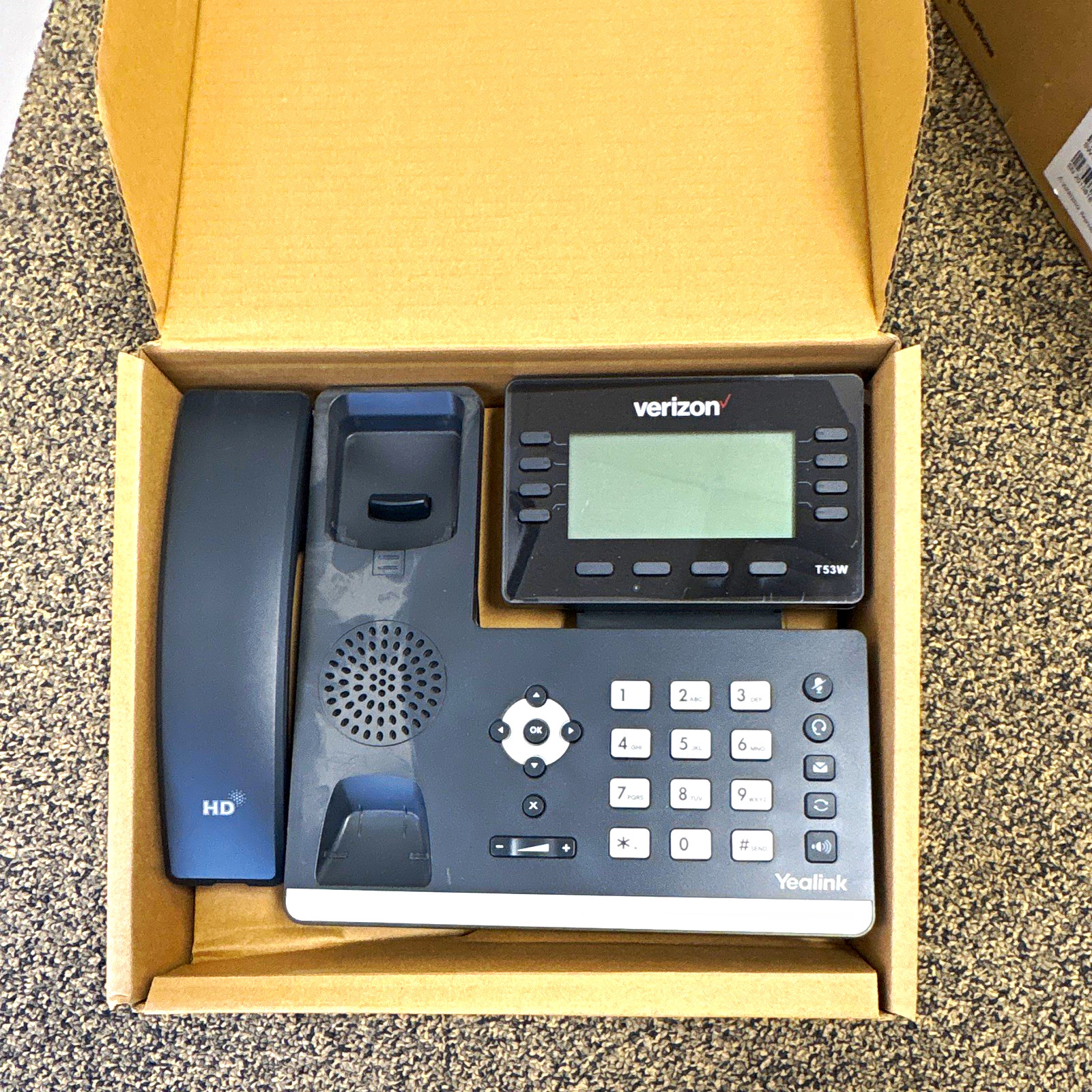 Yealink T53W Black IP Phone Verizon VoIP LOT OF 4   Business Desk Phone