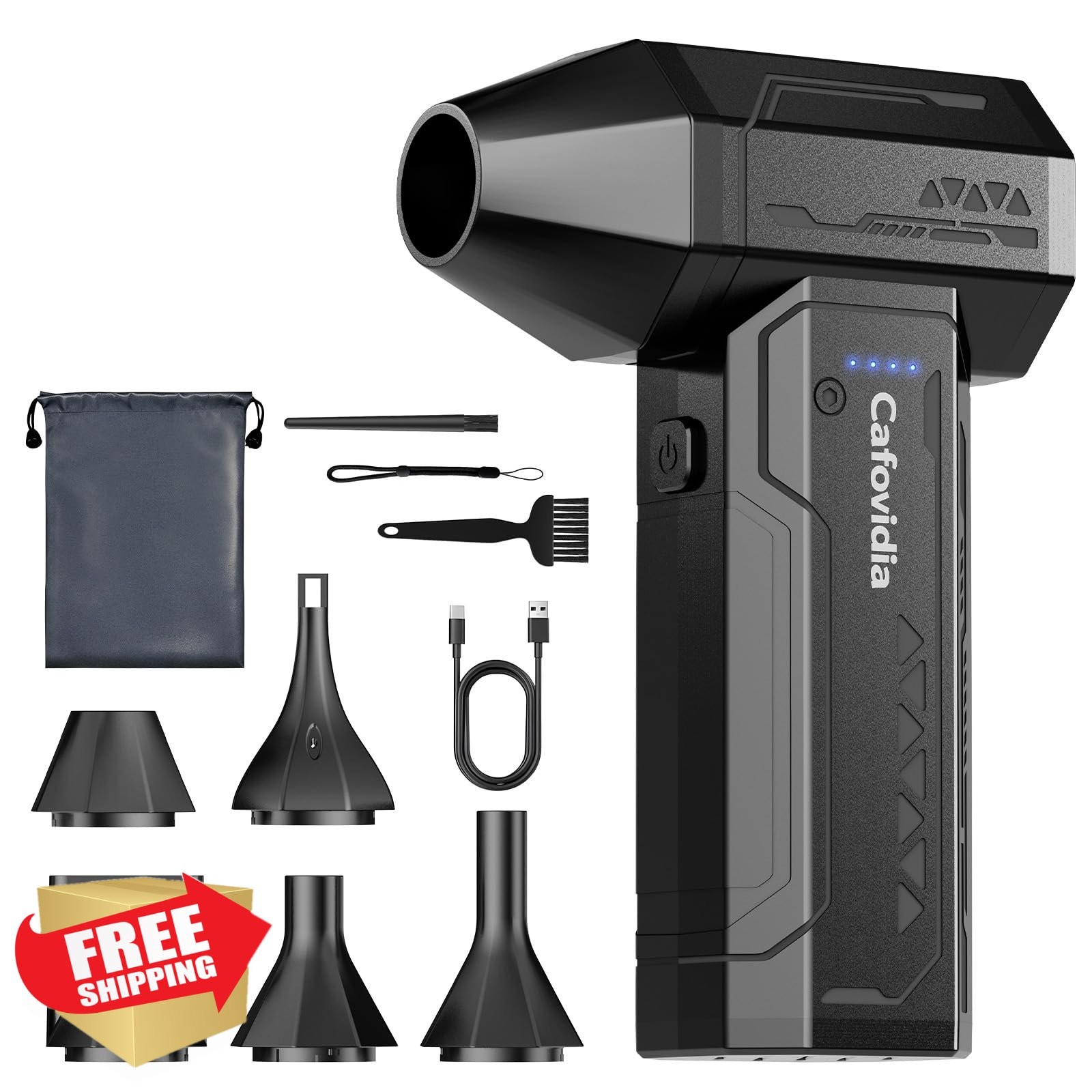 Cafovidia Electric Air Duster 10000mAh 300000RPM