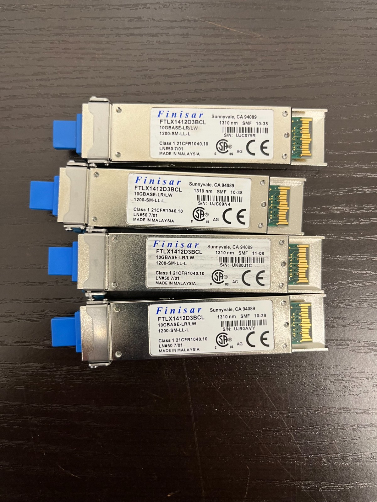 FINISAR FTLX1412D3BCL Used lot of 4.