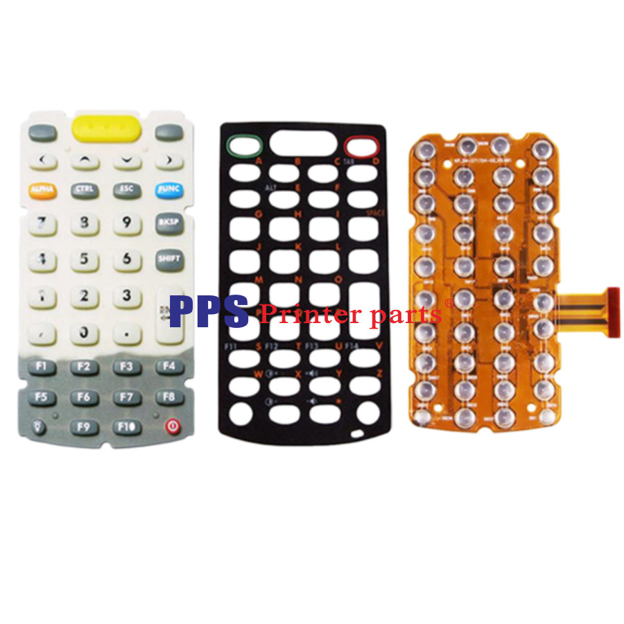 Kit set 38Key Keypad+Keypad Overlay+ Keyswitch For Symbol MC3000 MC3070 MC3090