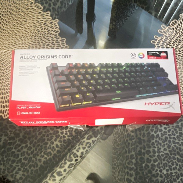 HyperX Alloy Origins Core Mechanical Illuminated Black HX-KB7RDX-US