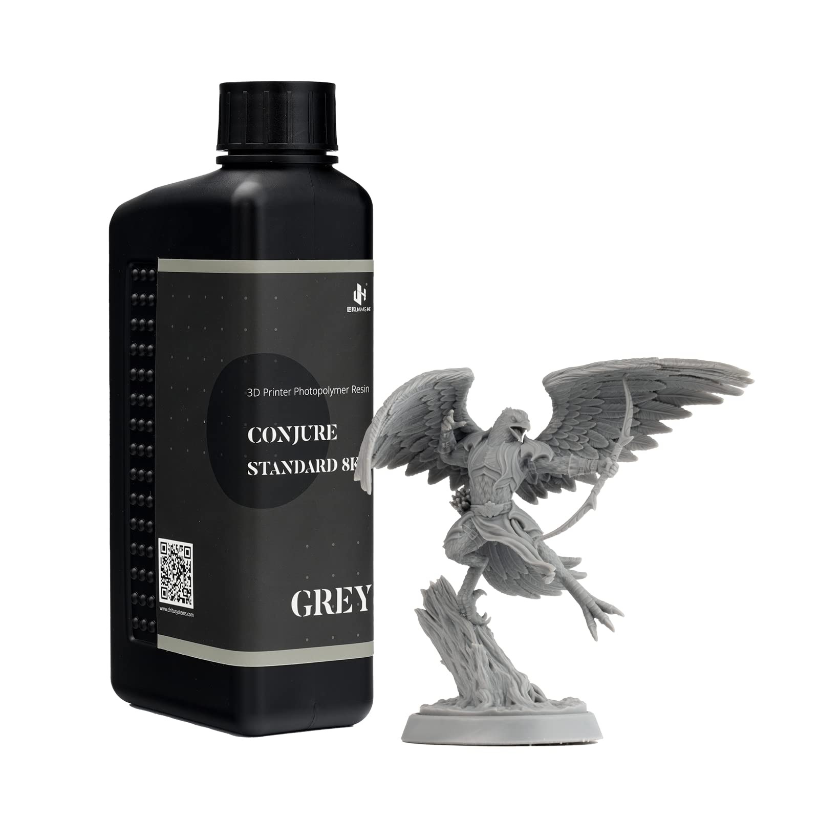 Conjure Standard Resin Black 2kg for 3D Printer - 【Upgraded Strength