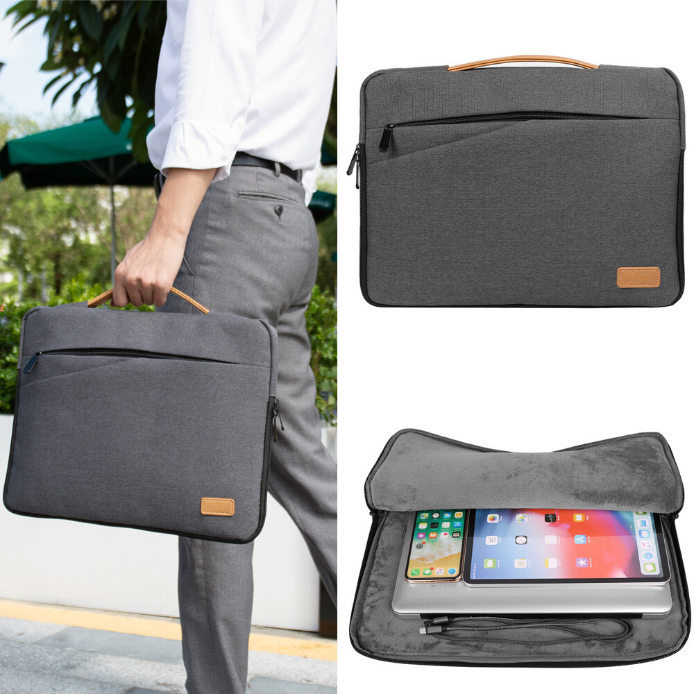 Gray Nylon Soft Laptop Protective Case For 13" iPad Pro 12.9 / Macbook Pro 13