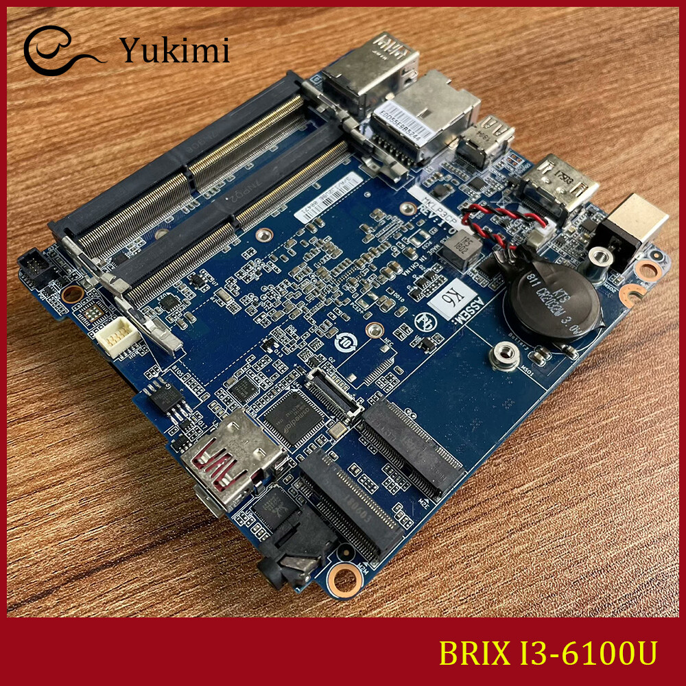 FOR GIGABYTE BRIX GB-BE R5-5600U DDR4*2 LAN I219 32GB AMD Mini Motherboard Test