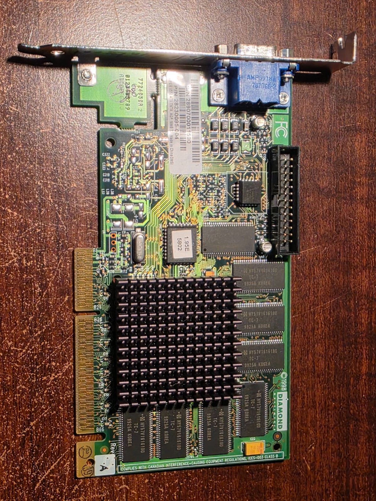 Diamond Viper V550 16MB AGP Graphics Card- 28230095-004