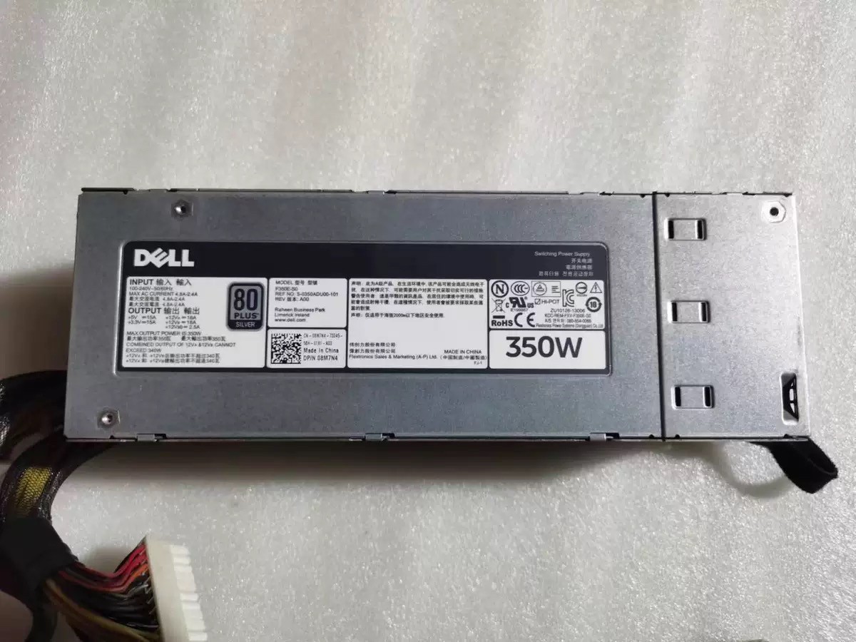 Dell T320 Server Cold Power Supply F350E-S0 350W DH350E-S0 DF83C 8M7N4