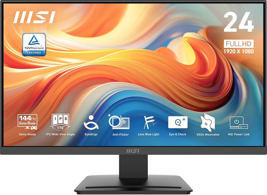 MSI PRO MP243L E14 24-INCH IPS 1920 X 1080 FHD GAMING MONITOR - BLACK