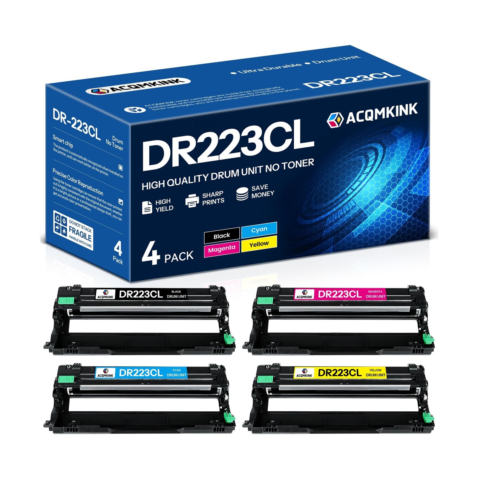 DR223CL DR-223CL High Yield Drum Unit Set Replacement for Brother HL-L3210CW ...