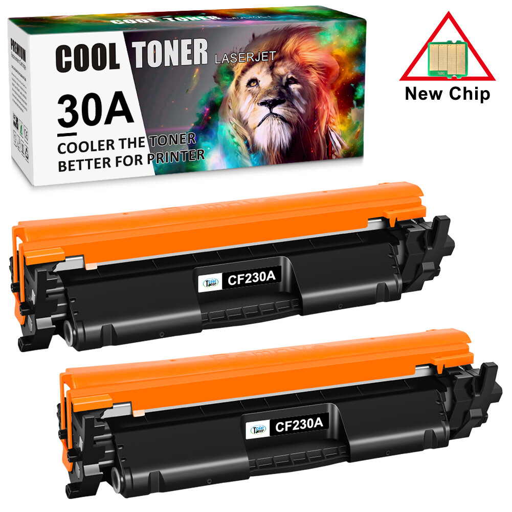 2pk CF230A 30A Toner Cartridge For HP LaserJet M203dw M203dn M227fdn M227fdw
