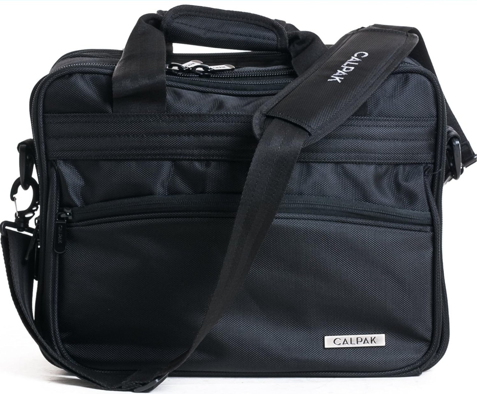 Calpak First Impression 16-inch Deluxe Laptop Briefcase, Black BRAND NEW 