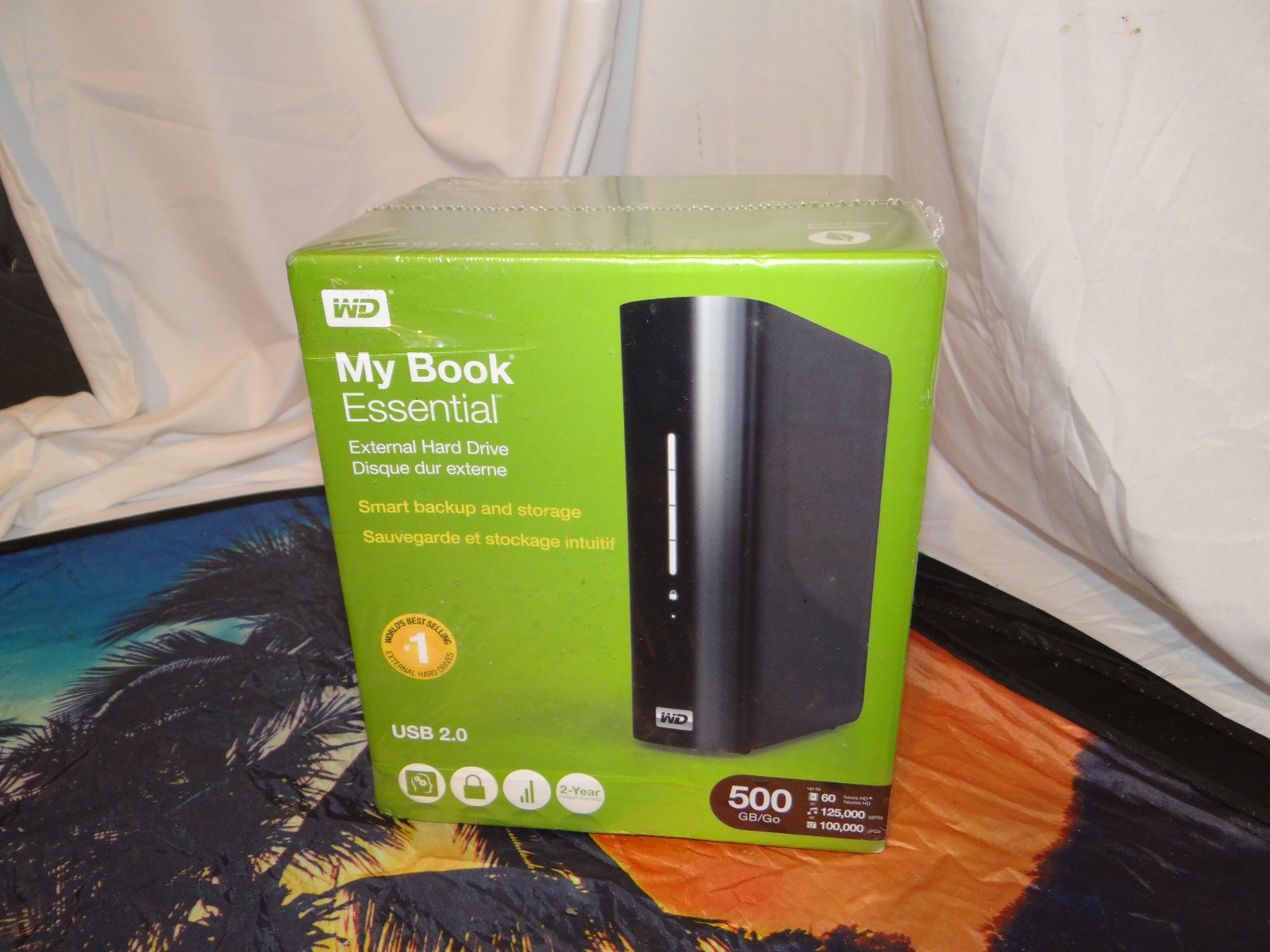 Western Digital External Hard Drive 500 GB My Book Essential Edition USB 2.0 NIB